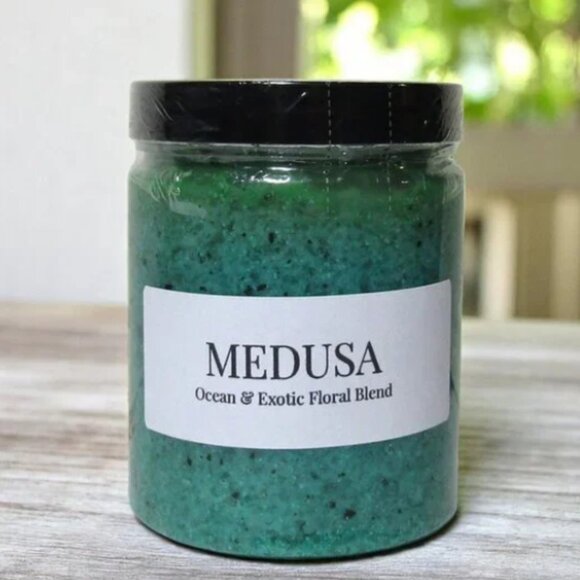 NEW Sea Salt Body Scrub. Tropical ocean scent. Natural skin care. - Picture 1 of 7